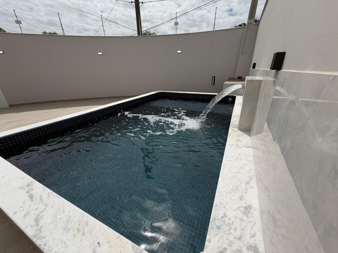 CAS261365 Casa Nova no Jardim Jamaica Itanhaém – 02 Dormitórios com Piscina
