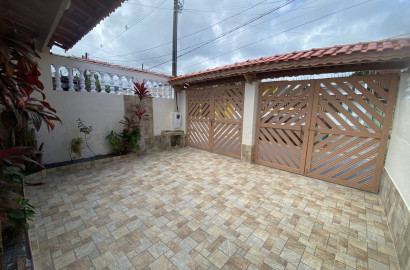 CAS261341 Casa em Itanhaém 02 dormitórios com fogão a lenha aceita Minha Casa Minha Vida